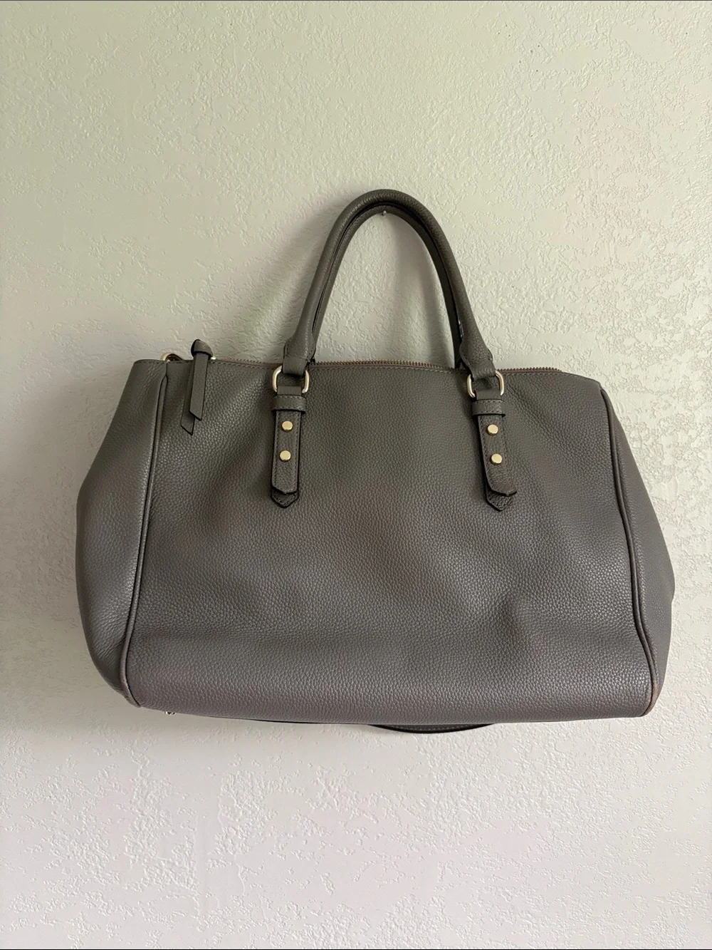 Kate Spade Mulberry Street Leighann Large Pebbled Leather Satchel